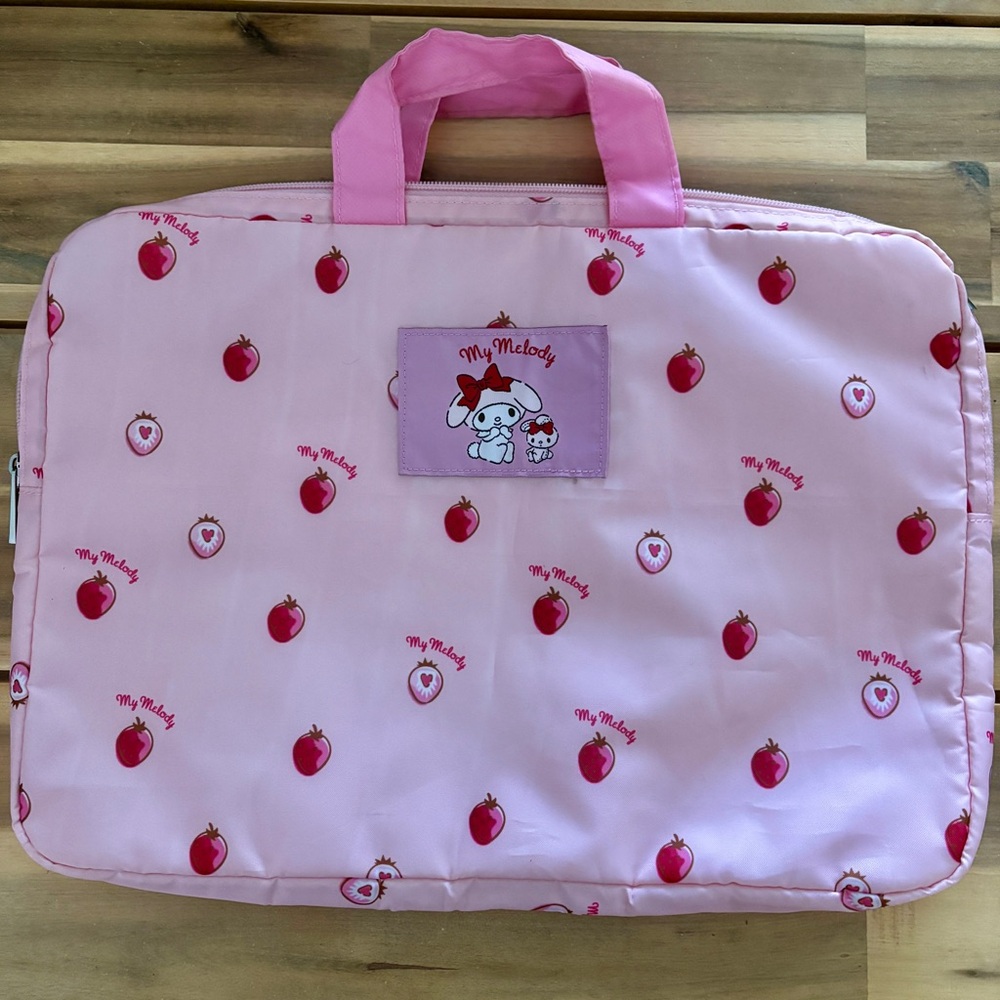 my melody sanrio japan laptop carrying case